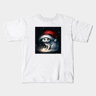 Christmas Cat #2 Kids T-Shirt